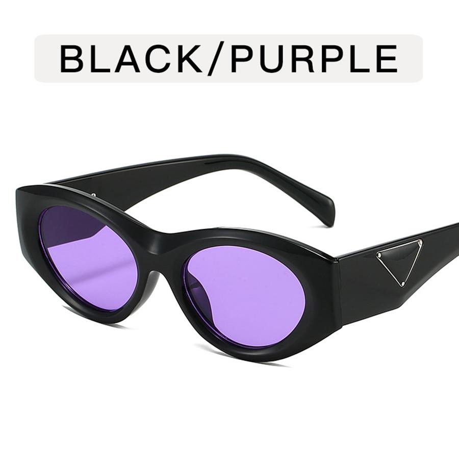 

Модные солнцезащитные очки Cat Eye Small Frame Elliptical Sunglasses фиолетовый