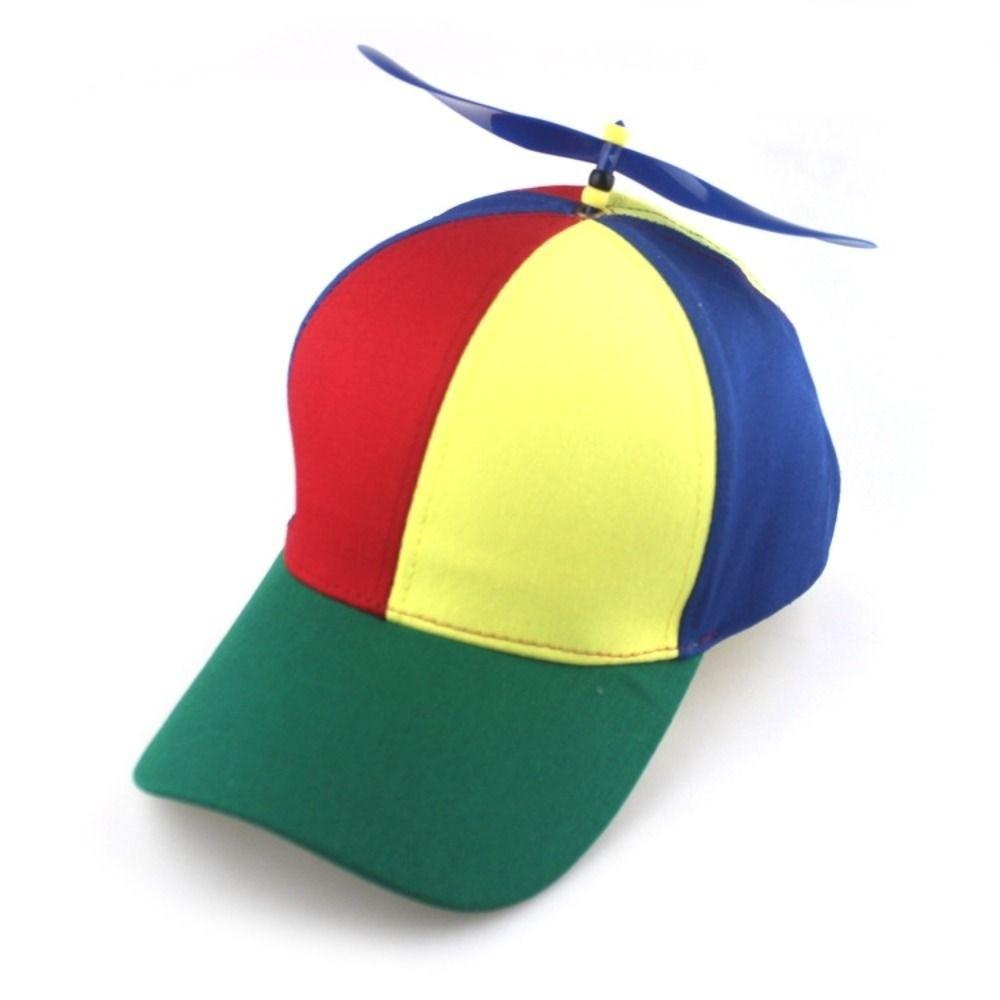 Rainbow Baseball Cap Funny Sun Cap Kids Boys Girls Snapback Hat
