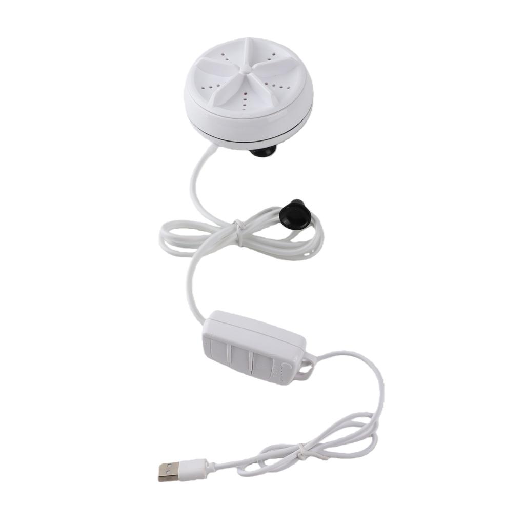 3in1 Mini Washing Machine Portable Personal Rotating Turbine Washer Adjustable with USB Cable Convenient for Travel