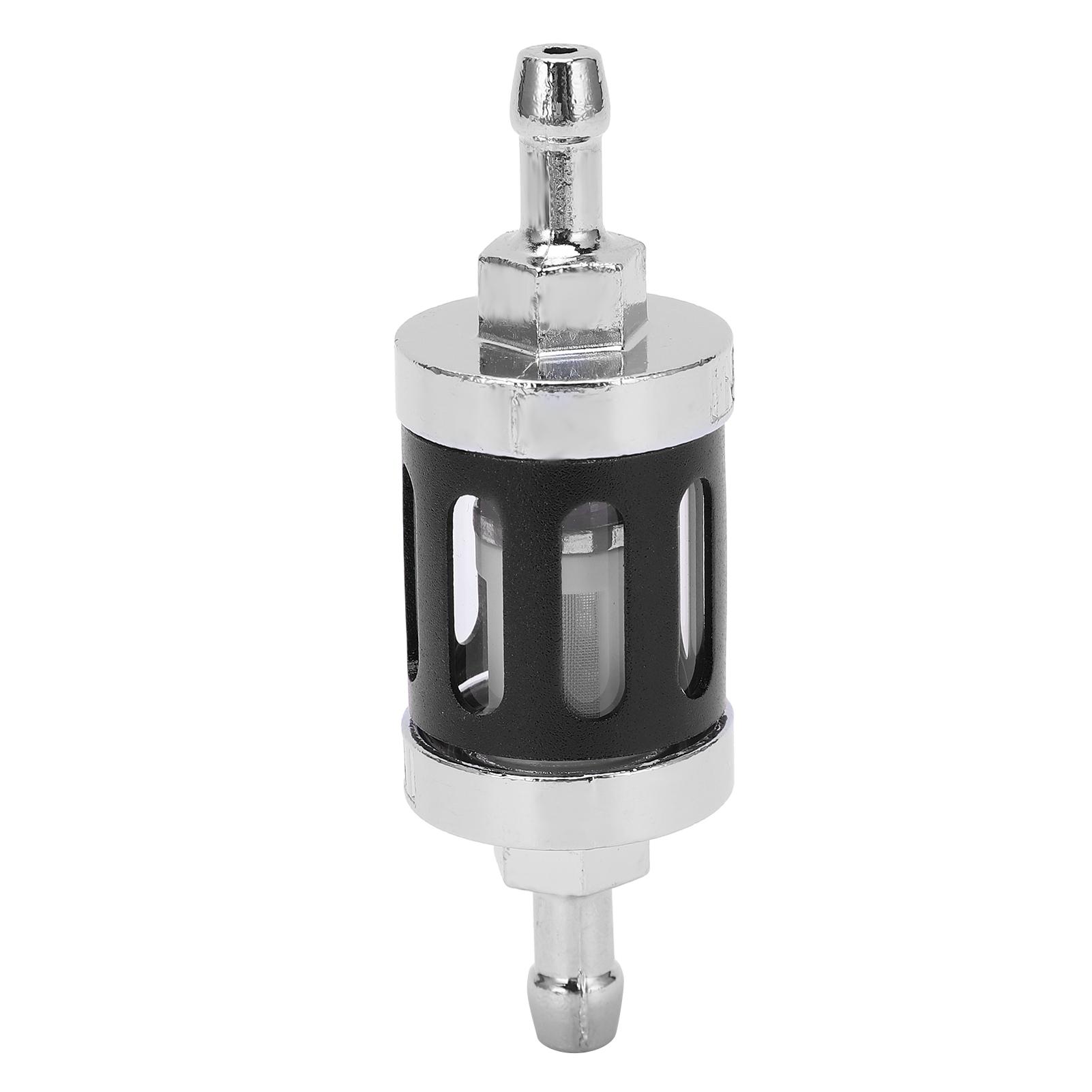 

Паливний фільтр елемент Кришка з алюмінієвого сплаву Скляна заміна для автомобілів квадроциклів позашляховиків мотоциклів піт чорний