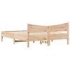 Vidaxl Bed Frame Without Mattress, 150X200 Cm, Solid Pine Wood