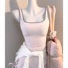 Korean sweet with chest pad fitness suspender women's summer pure desire wind Pilates sports yoga clothes vest set