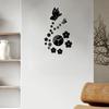 Luxury Design Wall Clock Stylish Acrylic Silent Mechanism Aesthetic Wall Decor for Living Room Bedroom Office