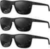 3pcs Polarized Cycling Sunglasses for Men Lightweight Classic Fashion Sports Sun Glasses Women Driving Fishing Shades Eyewear