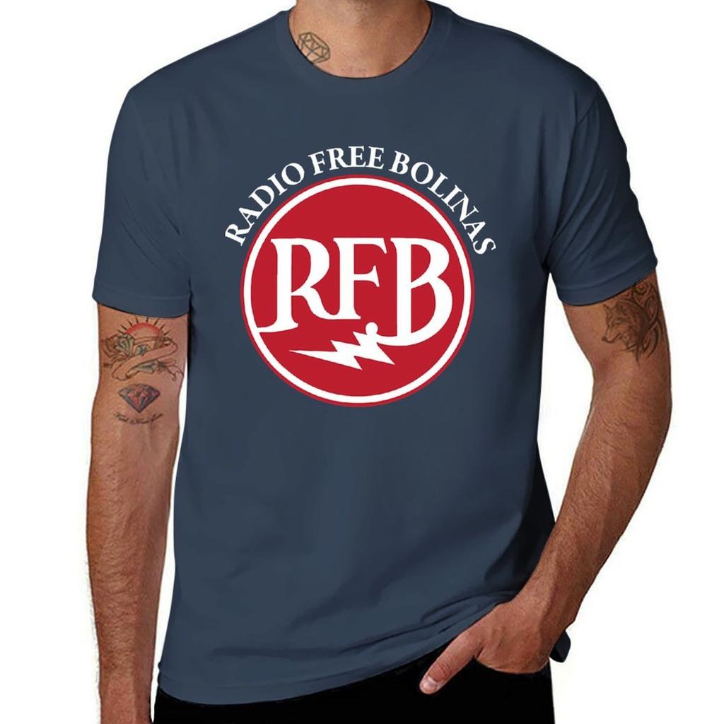 Radio Free Bolinas Rfb Tshirt Basic Solid Tee For Daily Use Tshirt