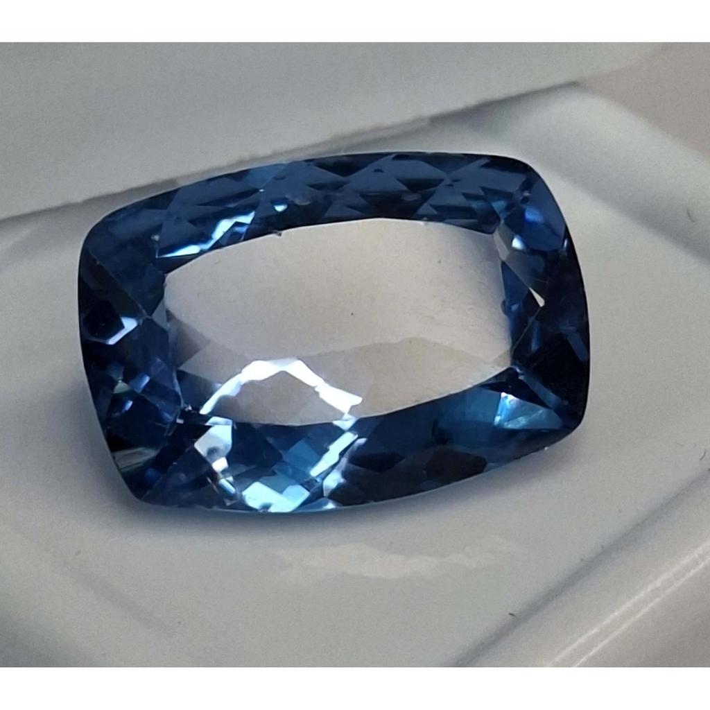 Natural Blue Aquamarine 8-10 Ct Cushion Certified Stunning Loose Gemstone