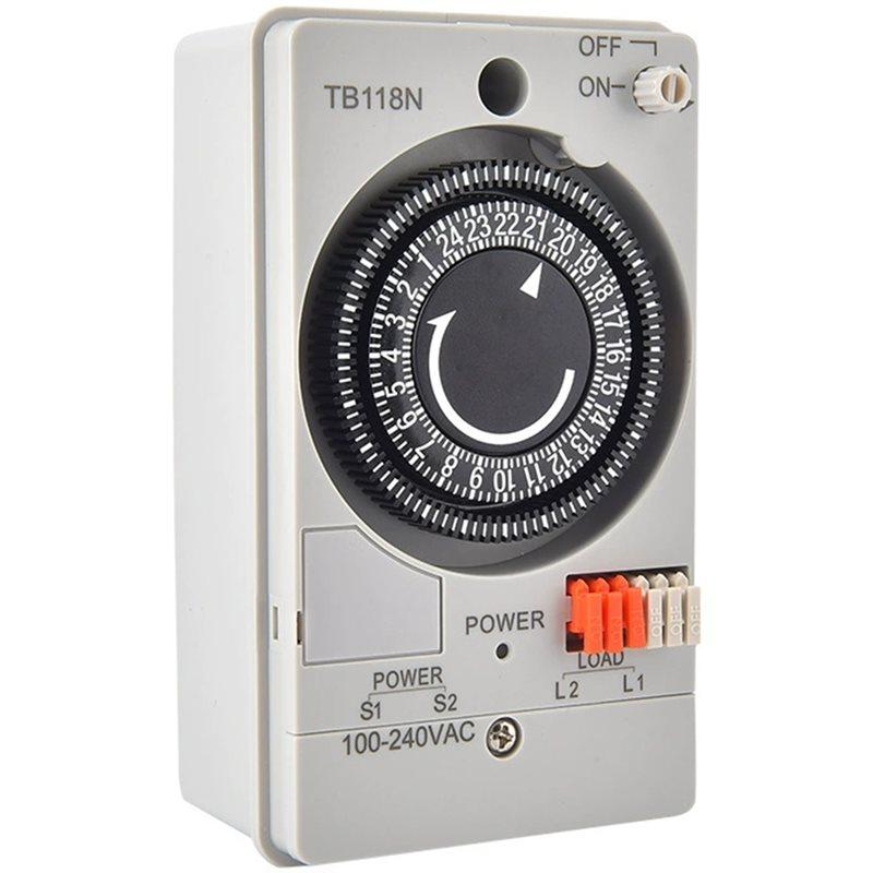 

SHGO-AC Timer 24 Hour Timer Nimh Battery Power Failure Compensation 110-240V Reliable Data Storage Timer