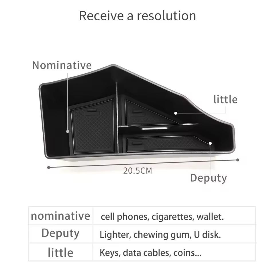 for Kia Sportage NQ5 2025 - 2025 Center Console Storage Box Tray Organizer Car Interior Accessories