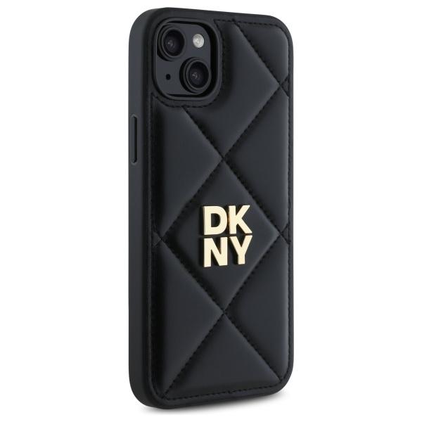 Dkny Dkhcp15Mpqdslk Iphone 15 Plus 6.7  Czarny/Black Quilted Stack Logo