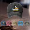 Adjustable Cowboy Hat with IF Ive Gone Missing Ive Gone FISHING Print Unisex Outdoor Sports Style an Ideal Gift for Fish