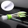 Double Ended Mini Dust Blind Cleaner, Car Vent Window Blind Detail Brush, Keyboard Cleaner, Hand Held Magic Brush Blind Duster
