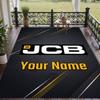 Custom Text Printed Rug JCB Non Slip Floor Carpet For Home Room Decor