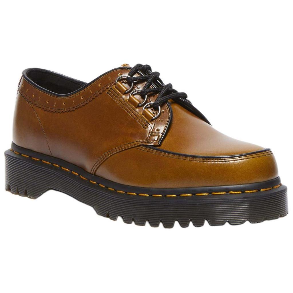 Dr. Martens Leather Lightweight Round Toe Commuter Versatile Simple Personality Trendy Low Top Casual Shoes Unisex Casual Shoes Brown 31829776