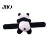 Silicone Slap Band Bracelet Cartoon Panda Doll Decor Color Matching Elastic Flexible Soft Plush Snap Couple Gift Wrist Decoration Wrapping