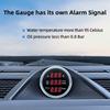 3 in 1 Gauge Tachometer+Oil Pressure+Water Temperature Gauge With Alarm 0-10Bar Oil Press Sensor for 12V 24V Car Boat Marine