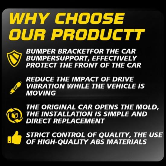 Front Left+ Right Side Bumper Bar Retainer Bracket For Honda Civic New -