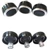 3pcs/Set Car Air Conditioning Knobs Aluminum Alloy Compatible for Mazda AC Knob Switch Button/Mazda 3 Axela 2014-2017