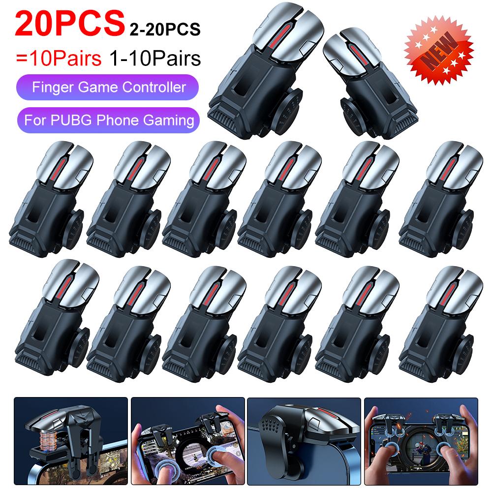 1-10 Párů G21 Spoušť pro Telefonní Hry Gamepad Joystick 6 Prstů Míření Střelba L1 R1 Tlačítko Herní Prsty Pro PUBG Game Controller