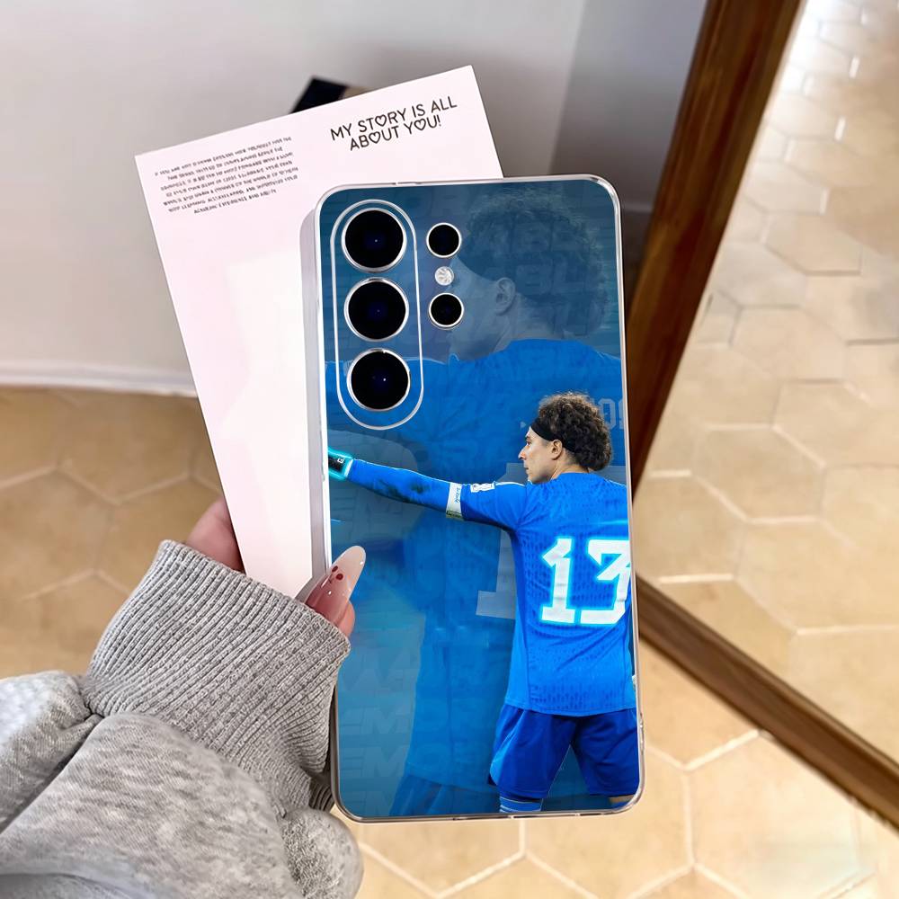 G-Guillermo Ochoa Phone Case For Samsung S25,S24,S21,S22,S23,S30,Ultra,S20,Plus,Fe,Note,10,9,5G Transparent Cover