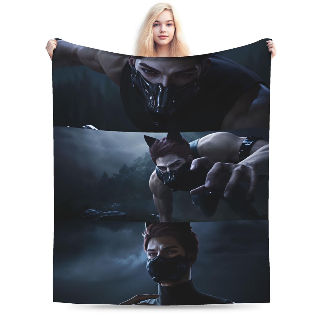 Valko Blanket Comfortable Love And Deepspace Throw Blanket Winter Adults Home Decor Travel Office Bedspread