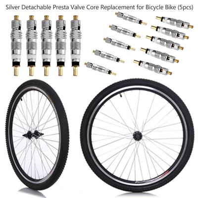 5-20Pcs Detachable Presta Bicycle Valve Core Replacement Brass CNC FV MTB Road Bike Tire Tubes Service Parts Repair Tool