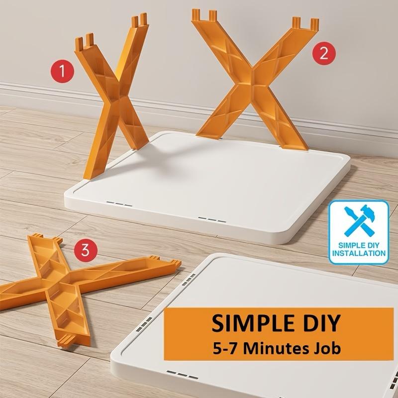 High Quality1pc Space-Saving Multi-Tier Shoe Rack Organizer, Plastic Shoe Storage Shelf, Narrow Doorway Shoe Cabinet for Home, Dormitory Use