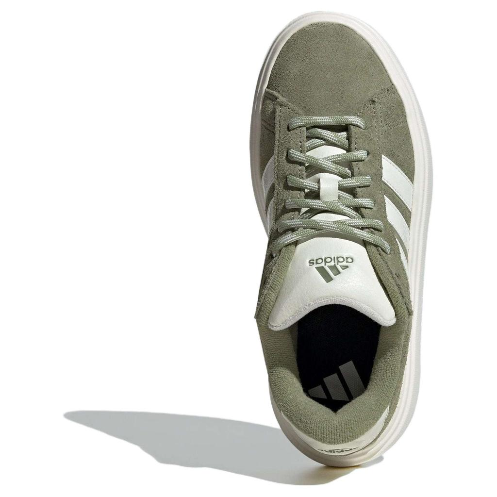 Adidas Grand Court Platform Comfortable Versatile Low-Top Lifestyle Casual Shoes Women sneaker Green White IH2431