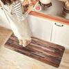 Wood Splicing Kitchen Carpet Laundry Bathroom Non-Slip Mat Living Room Entryway Floor Mat Home Decor Long Carpet