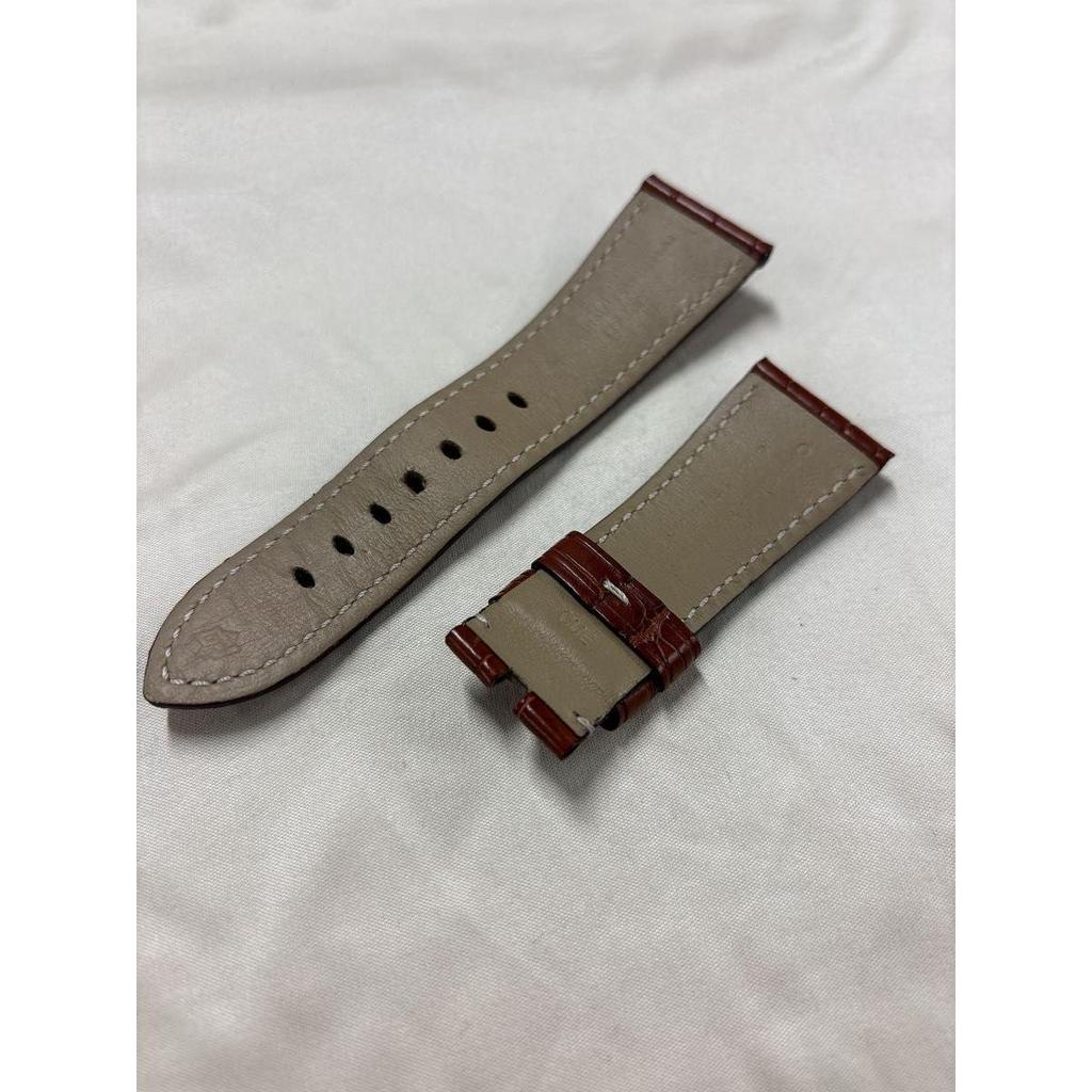 Used Panerai Genuine 27mm Croco Belt Band Radiomir Buckle Brown Watch