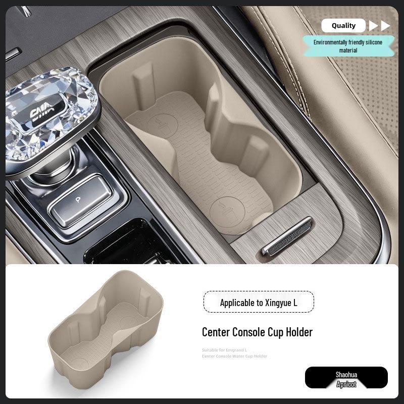 Geely Xingyue L Mittelkonsolen-Getränkehalter Silikonmatte - Passend für 26 Modelle, Innendekoration & Zubehör