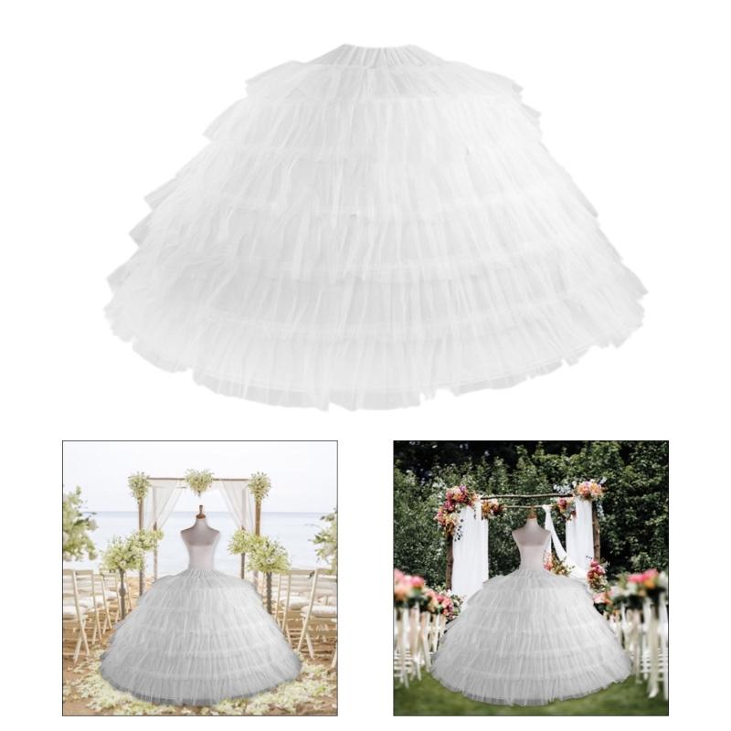 Sottogonna con Cerchio Traspirante in Tulle per Abito da Sposa Struttura Stabile Facile da Riporre Sottogonna per Abito da Sposa