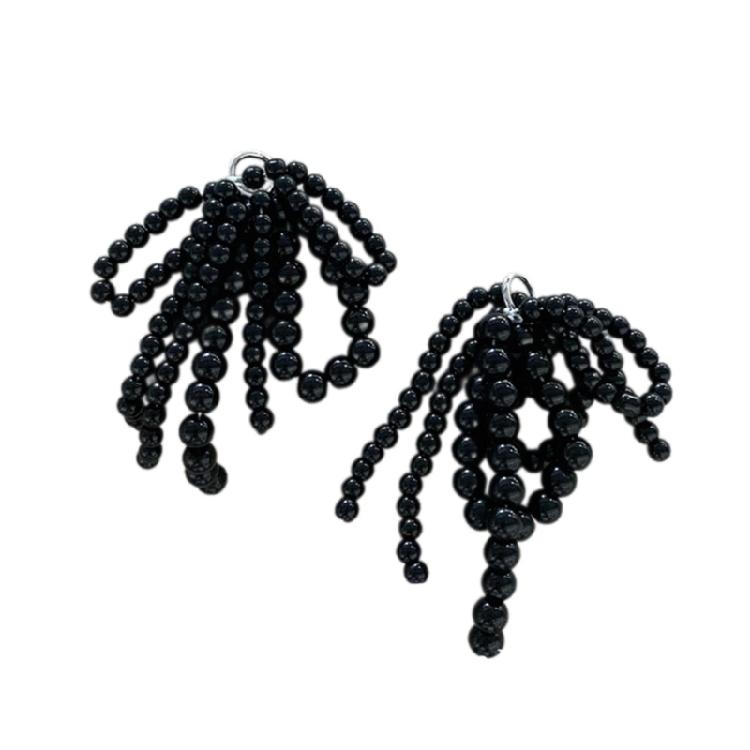 

Bowknot Charm for Shoe Buckle Earrings Keychain Necklace Pendant Jewelry Craft чорний