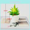 Synthetic Succulent Plant Miniature Potted Decor For Home Office And Diy Craft Projects