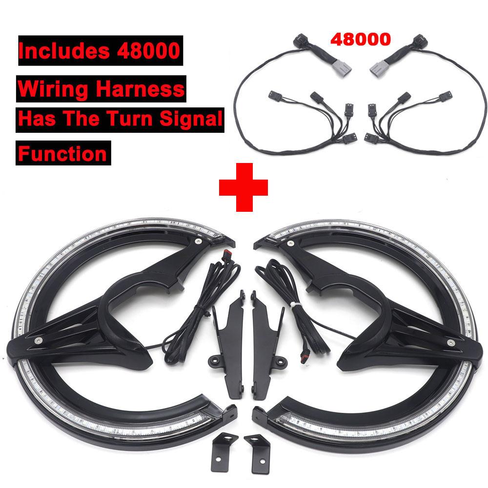 New For Honda GL1800 Goldwing Motorcycle Accessories Chrome Black Brake Disc Rotors Covers LED Cornering Lamp 2018-UP 2019 2020