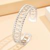 Stackable Geometric Bangle Vintage Style Stainless Steel Bangle Cuff Bangle Bracelet  for Gifts