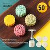 1 Set Diy Mooncake Mold Plastic Hand Press Pastry Mold Mung Bean Cake Embossing Kitchen Baking Tool Cookie Moon Cake Cutter