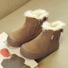 Kids Snow Boots  Winter Toddler Woman Warm Fur Chelsea Ankle Boots Baby Children Girls  Winter Shoes Soft Sole