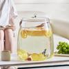 3/5L Large Capacity Summer Cold Water Kettle with Tap Refrigerator Beverage Juice Bucket Beverage Dispenser Container Clear