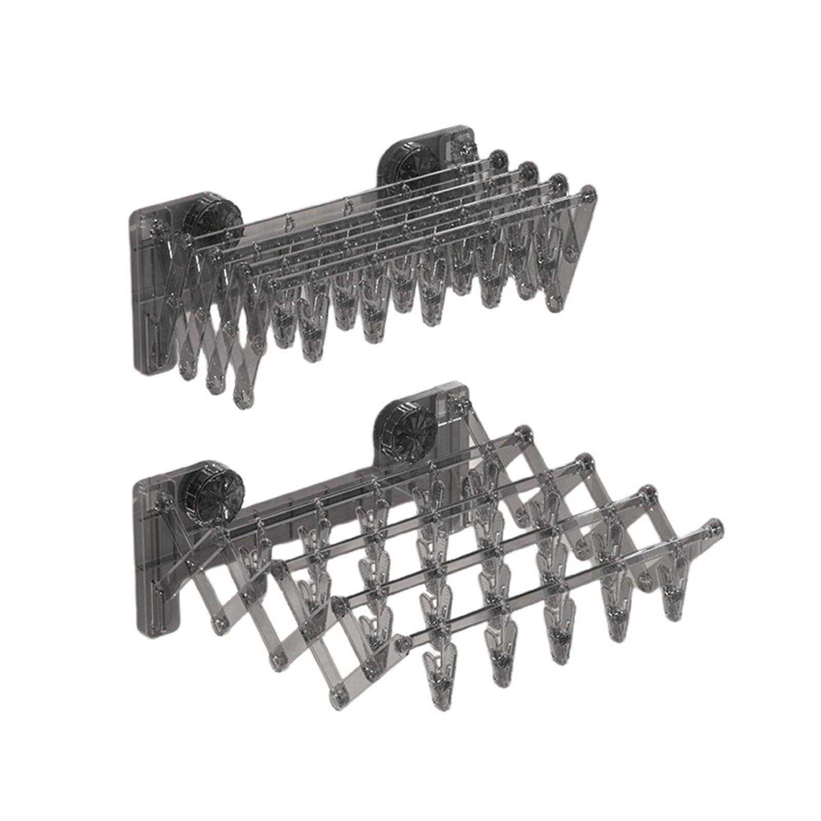 

Складная многофункциональная стойка для носков с присоской, сушка нижнего белья, носков, многозажимная стойка для хранения полотенец без проколов One Size