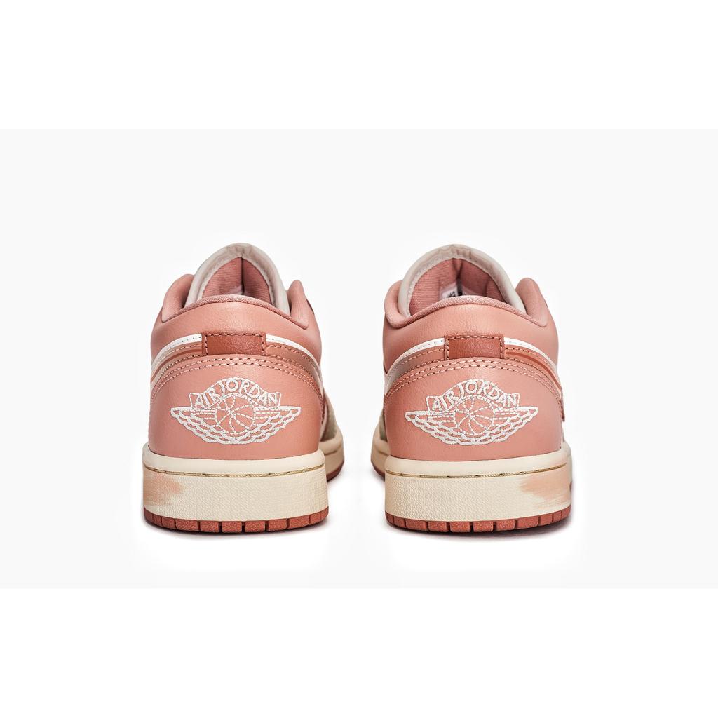 Jordan Air Jordan 1 Vintage Basketball Shoes Women's Low Top Pink/White DC0774-180(Team80-S-BOX)