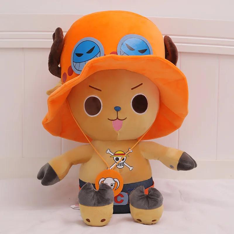3570cm Anime Figure Monkey D. Luffy Tony Chopper Stuffed Plush Doll Toy Decoration Sleeping Pillow Christmas Gift