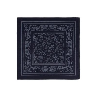 Paisley 9202 Navy Cotton Bandana