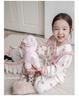 Mori Style Girl's Pajamas: Early Autumn 2025 Lace Peter Pan Collar Set