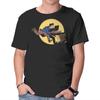 Unisex Crew Neck T-Shirt The Adventures Of Ash Graphic Short Sleeve Casual Tee