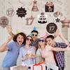 BRT Bearingshui Happy 17th Birthday Party Hanging Swirls Streams Ceiling Decorations, Celebration 17 Foil Hanging Swirls with Cutouts for 17 Years