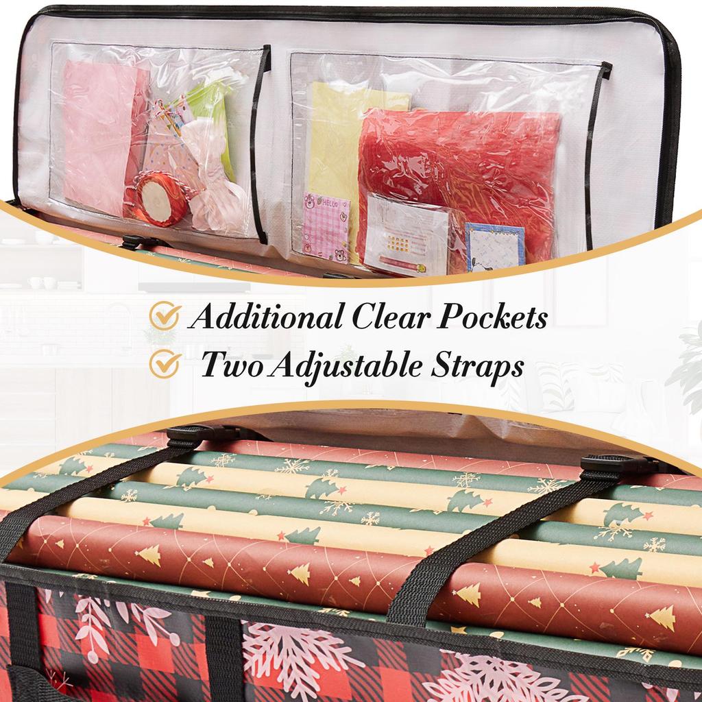 Saco de Armazenamento de Presentes de Enfeites de Árvore de Natal Transfronteiriço - Saco de Papelão Tecido PE para Debaixo da Cama