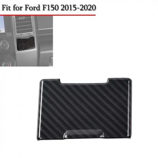 For Ford F150 2015+ Power Socket Electrical Power Outlet COVER Trim Frame Carbon