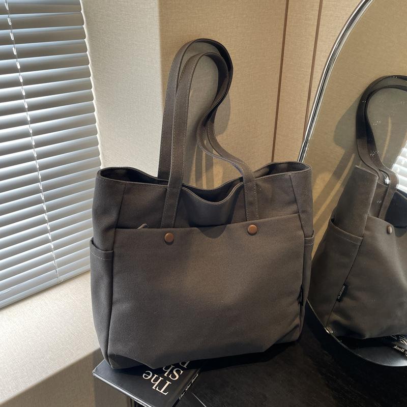 Fashion commuter women's shoulder bag large capacity casual tote bag women's bag class student bag simple nylon bag