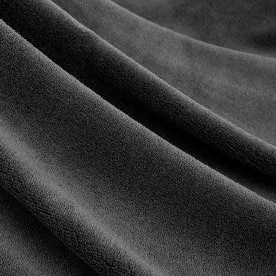 Winter Wearable Blanket with Big Pocket Anti-static Thick Coral Fleece Loose Long Sleeves Solid Color Heat Retention Full Protection Home Blanket