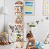 Stuffed Animal Storage Tube Kids Plush Doll Clear Storage Tubes Stackable Soft Toy Organizer Home Organization
